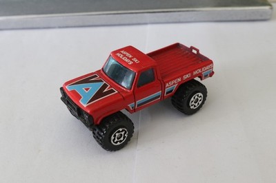 Matchbox MB22 Chevy Mini Pick Up Red Aspen Ski Holidays