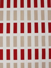 Kazuyo Nomura Vintage Ikea Striped Printed Textile Mono Curtain 0,75x2,66m