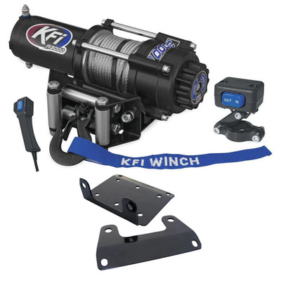 KFI ATV 3000lbs Winch & Mount 100795 Kit 2016-2023 Arctic Cat 300 450 Alterra