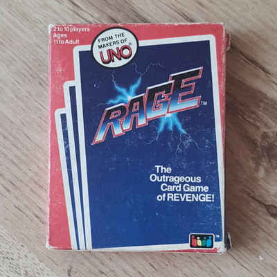 International Games Rage Kartenspiel (1983)   komplettes Spiel, 2 10 Spieler