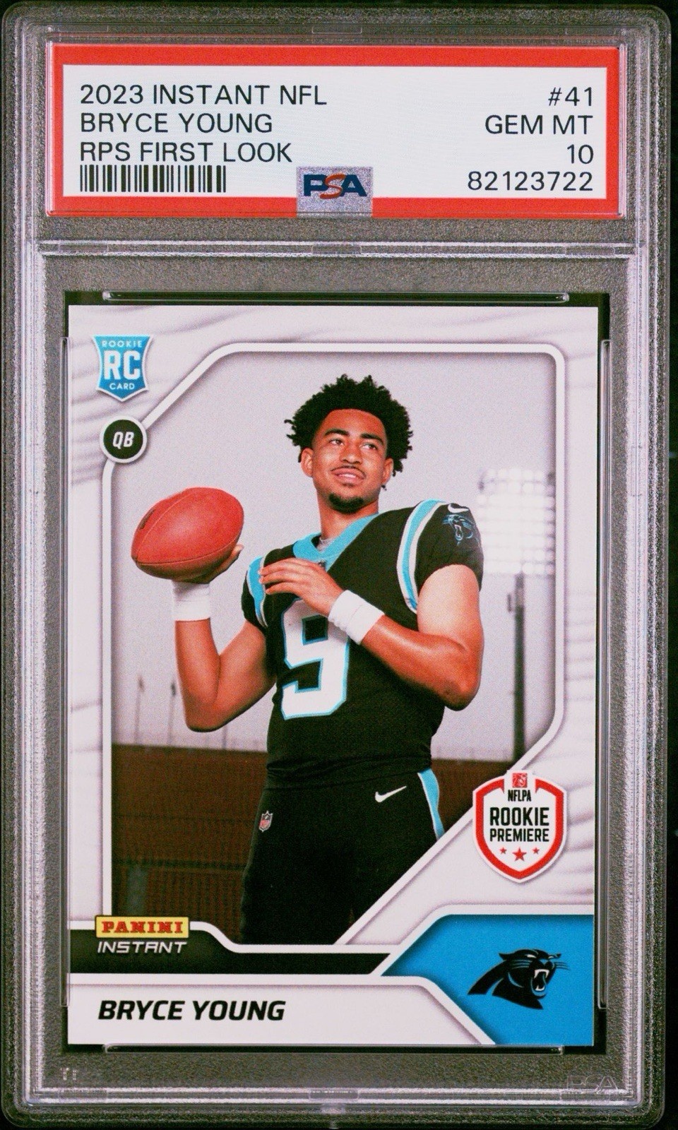 Bryce Young Panini Instant NFL Rps First Look #41 Base