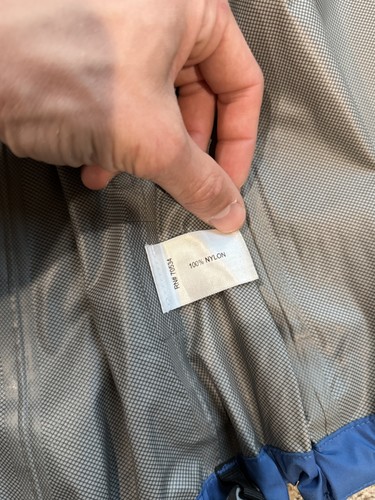 Orvis Ultralight Jacket Mens Large Blue Hooded Waterproof Rain Windbreaker - Picture 14 of 14