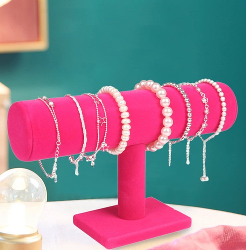 Necklace Jewelry Display Jewelry Stand Hovering T-Bar Bracelet Holder for Hom... - Picture 4 of 4