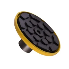 Round Lift Adapter with Rubber Pad (1.5" Peg) Compatible with 2-Post Lifts an...