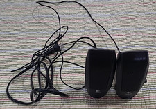 Logitech S120 Desktop Computer Stereo Speaker system 880-000065 Black