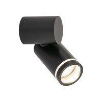 Wandleuchte Leselampe Verstellbar H: Max. 13,5 Cm GU10 Metall Schwarz Carson