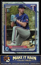Brock Porter 1st 2024 Bowman Chrome Prospects Mojo Refractors #BCP-36 Rangers