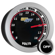 Glowshift 18v Volt Voltmeter Voltage Battery Gauge Kit W Sensor Tinted Series Glowshift 18v Volt Voltmeter Voltage Battery Gauge Kit W Sensor Tinted Series