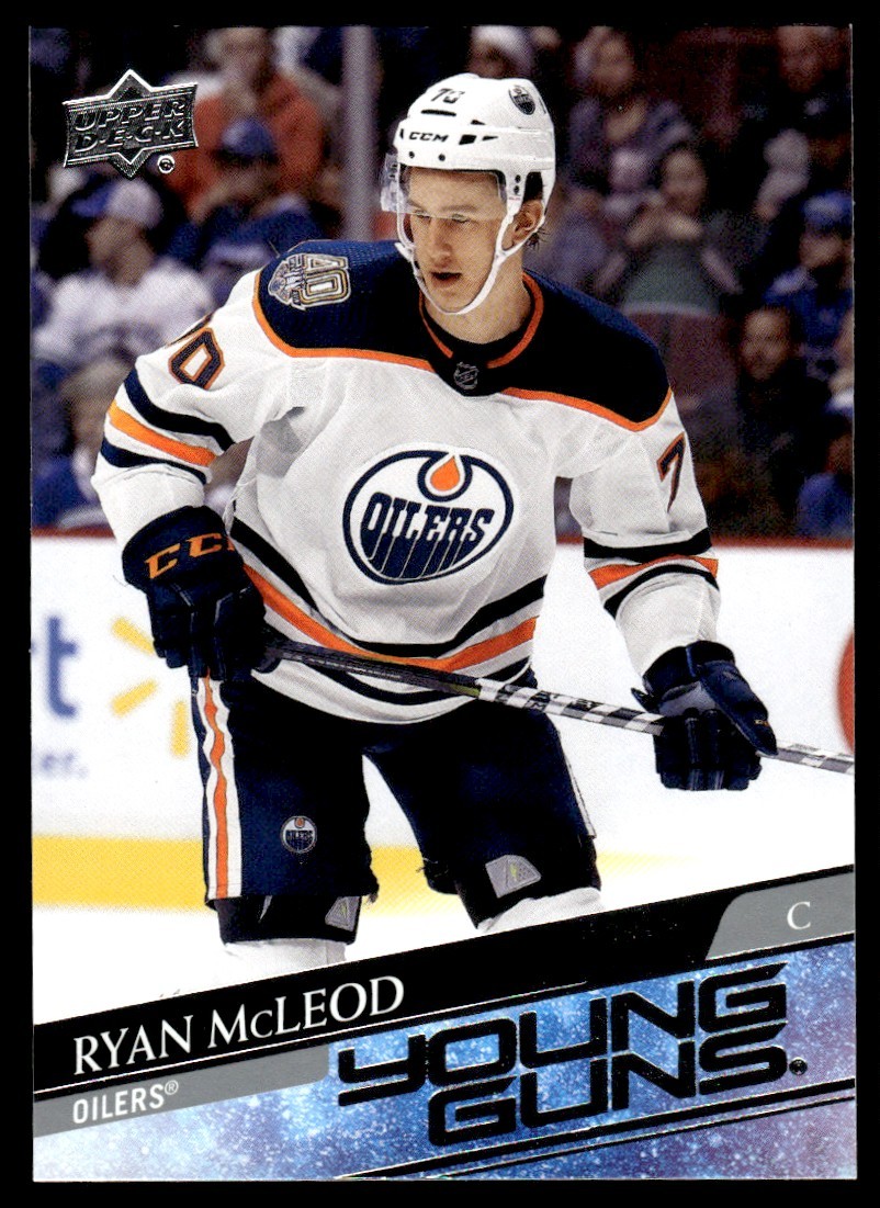 2020-21 Upper Deck Young Guns Ryan McLeod Rookie Edmonton Oilers #231