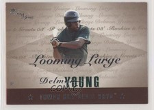 2003 Fleer Rookies & Greats Looming Large 375/500 Delmon Young #LL-DY sh7