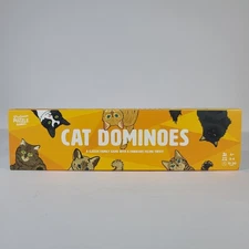 Professor Puzzle Cat Dominoes Classic Family Game Night Fun