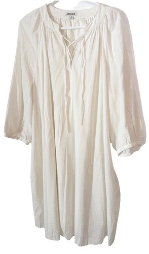 Clothes, Shoes & Accessories Women’s Clothing: Jaeger Lined Ivory Dress UK 20.