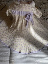 Vintage 100% Cotton Floral Girls Toddle Time Dress Made in USA size 2T