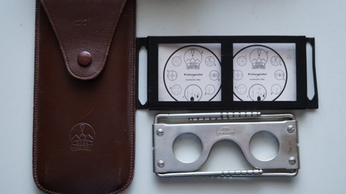 CARL ZEISS AEROTOPOGRAPH Stereobetrachter im Lederetui N° 6 - Picture 1 of 4