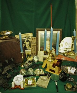 Halloween PROP Decor Haunted House In A Box Dark Academia Decor Lot