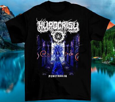 New Hypocrisy Band Music Short Sleeve Black Size S to 3Xl T-Shirt 