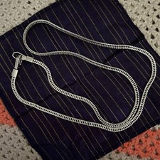 Silver Tone Adjustable Chain Belt Fashion punk gothic Or Purse Strap 44