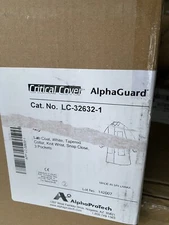 Alpha Pro Tech LC-32632-1 Critical Cover Lab Coat with 3 Pockets ct ￼30￼ ￼SMALL