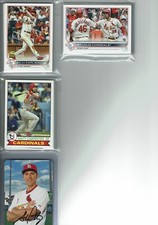 2022 Topps Baseball Series 1 & 2 St. Louis Cardinals Team Set (22) Base Cards ++