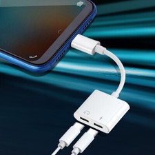 2in1 Type-C Jack Audio Cable for Samsung Galaxy Tab S5e 10.5" T720 T725 T727A US