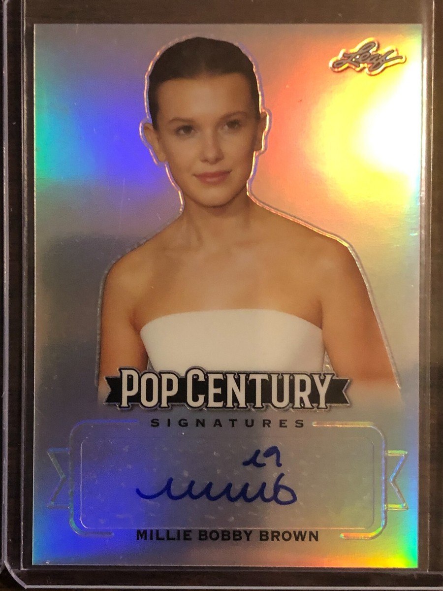 2019 Leaf #BA-MBB Millie Bobby Brown AUTO AUTOGRAPH Eleven from