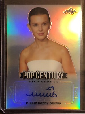2019 Leaf #BA-MBB Millie Bobby Brown AUTO AUTOGRAPH Eleven from