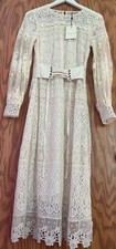 *Rare* Spell and the Gypsy Collective - Dawn Lace Belted Midi Dress (size S) NWT