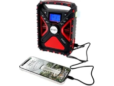 (NEW) Eton Quest Hand Crank NOAA Weather Radio, All Band Emergency Radio Red 