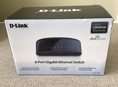 D-Link DGS-1008G 8-Port Desktop Ethernet Switch