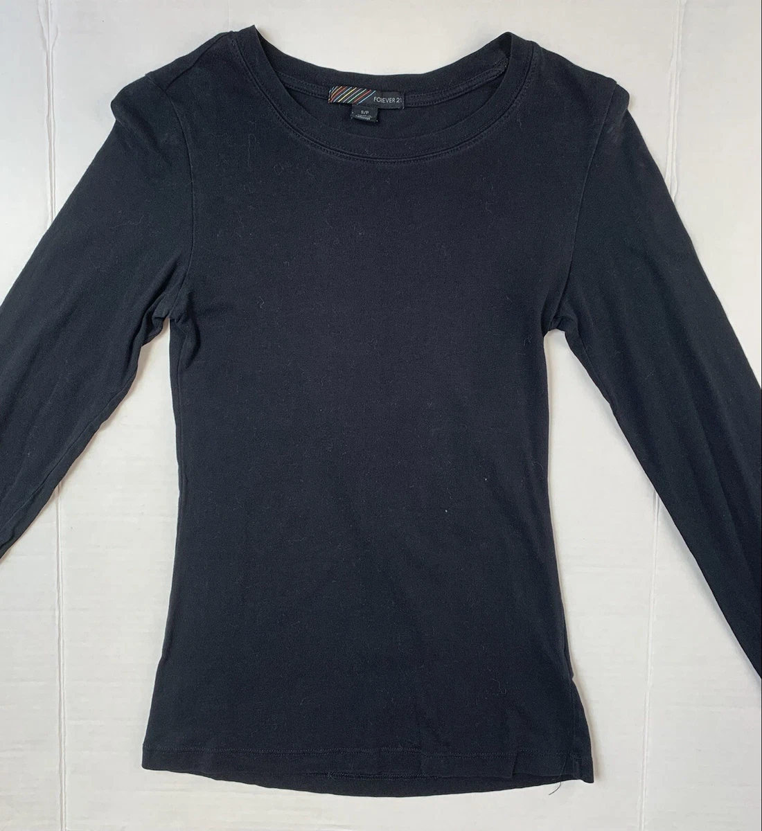 Forever 21 black clearance long sleeve shirt