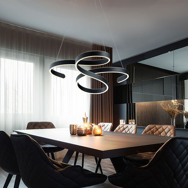Pendellampe HäNgeleuchte Deckenleuchte Esszimmerlampe Switch Dimmer Led H 150 Cm-image
