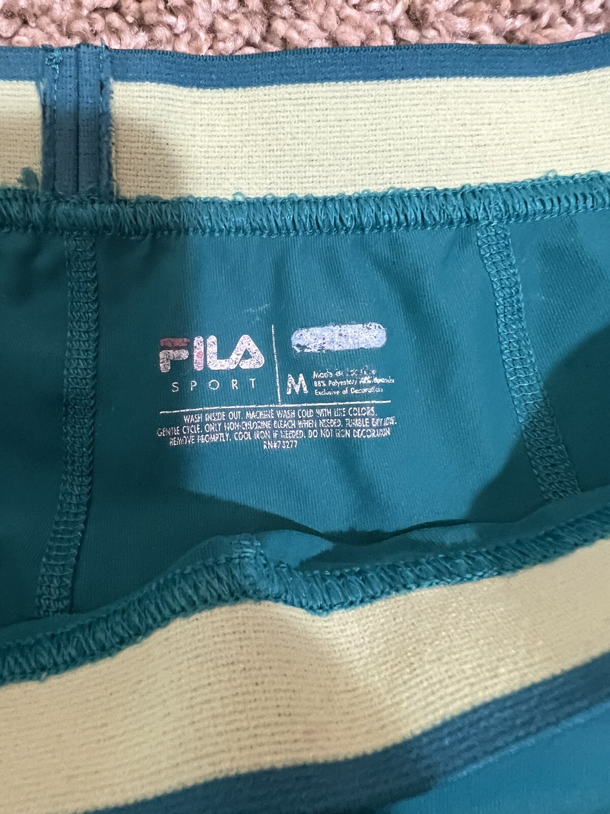 Fila Sport Capri Pantaloni Atletici Tagliati Leggings Medio Verde 18’ Insamo