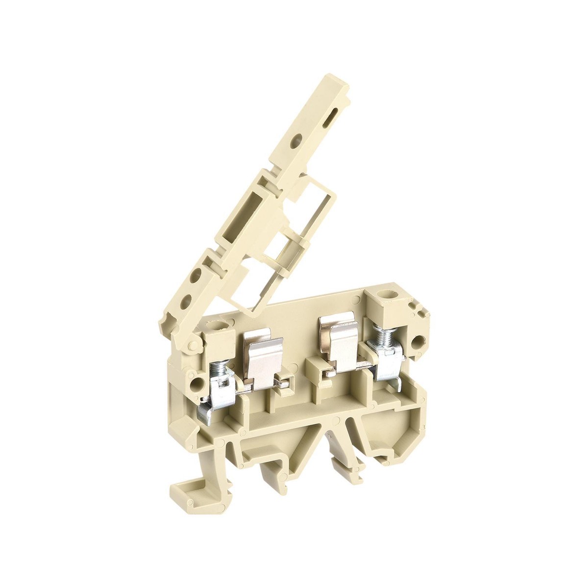 DIN Rail Mount Fuse Holder Terminal Blocks Screw Type Yellow