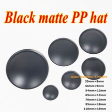 Horn Speaker Dust Cap Speaker Repair Accessories Plastic Dust Black Matte PP Hat