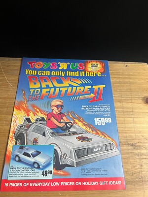 1989 VINTAGE 16PG TOYS R US PRINT CHRISTMAS INSERT NINTENDO NES,TURBO GRAFX,SEGA