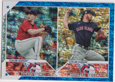2023 Topps Update Blue Sparkle #US45 Tim Herrin/Michael Kelly RC 871/999 Guardia