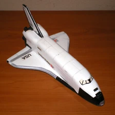 Vintage NASA Columbia Space Shuttle Solid State AM Transistor Radio WORKING 9.5"