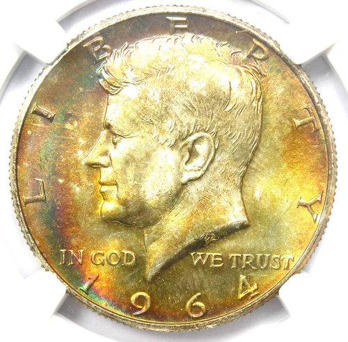 1964-D Kennedy Half Dollar 50C Coin - NGC MS67 - Rare in MS67 - $925 Value!