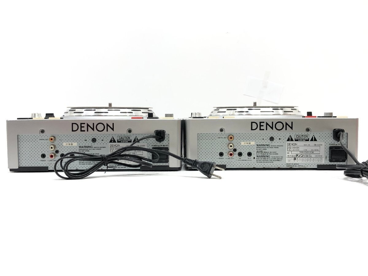 DENON DN-S3500 ×2台のSET 2X Denon DN-S3500 Professional DJ Turntable CD/MP3 Player