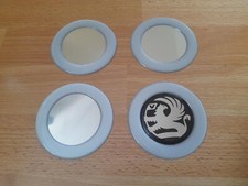 SET (4)  TSW SELF-ADHESIVE 88mm BADGE HOLDERS for 59mm CENTRE CAPS