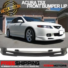 Fits 04-05 Acura TSX JDM Style Front Bumper Lip Spoiler Lower Splitter Unpainted