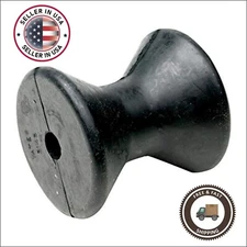 attwood 11205-1 Trailer Boat Rubber - Bow 3x3 Roller Black - NEW & FAST SHIPPING