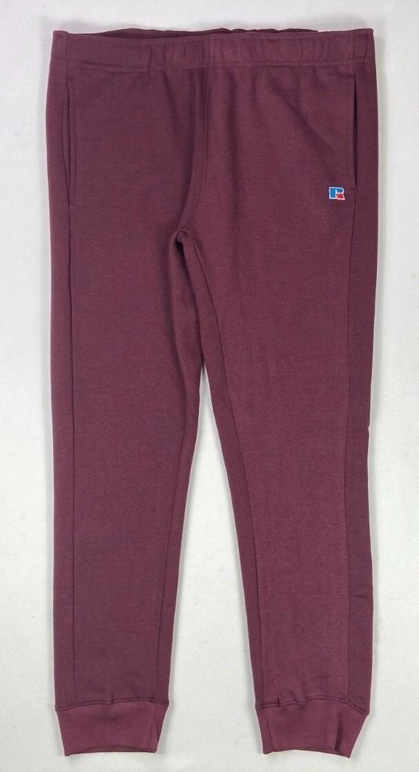 Men's Russell Athletic Pocketed Jogger Fit Fleece Lined Sweatpants eBay