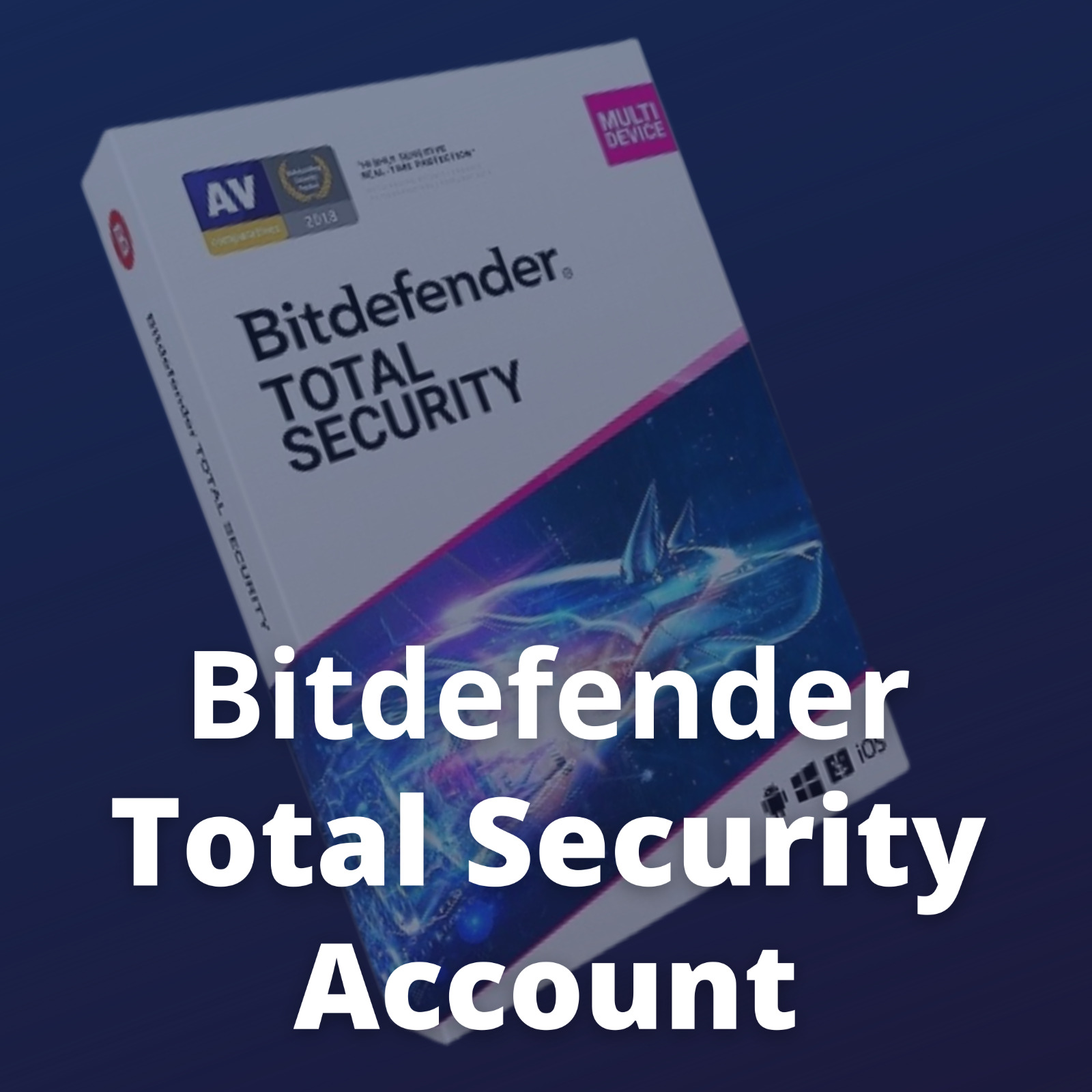 Bitdefender Total Security Multi Device 1 User 2 Year Global Subscription
