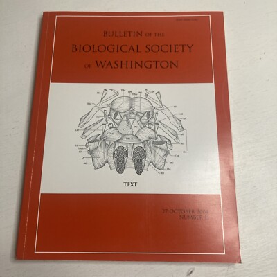 Bulletin Of The Biological Society Of Washington 27 October 2004 No. 11 Text Ed