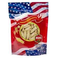 WOHO #128.8 American Ginseng Slice Jumbo 8 oz Bag