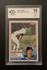 1983 Topps Wade Boggs RC BCCG 10 Prestine ?