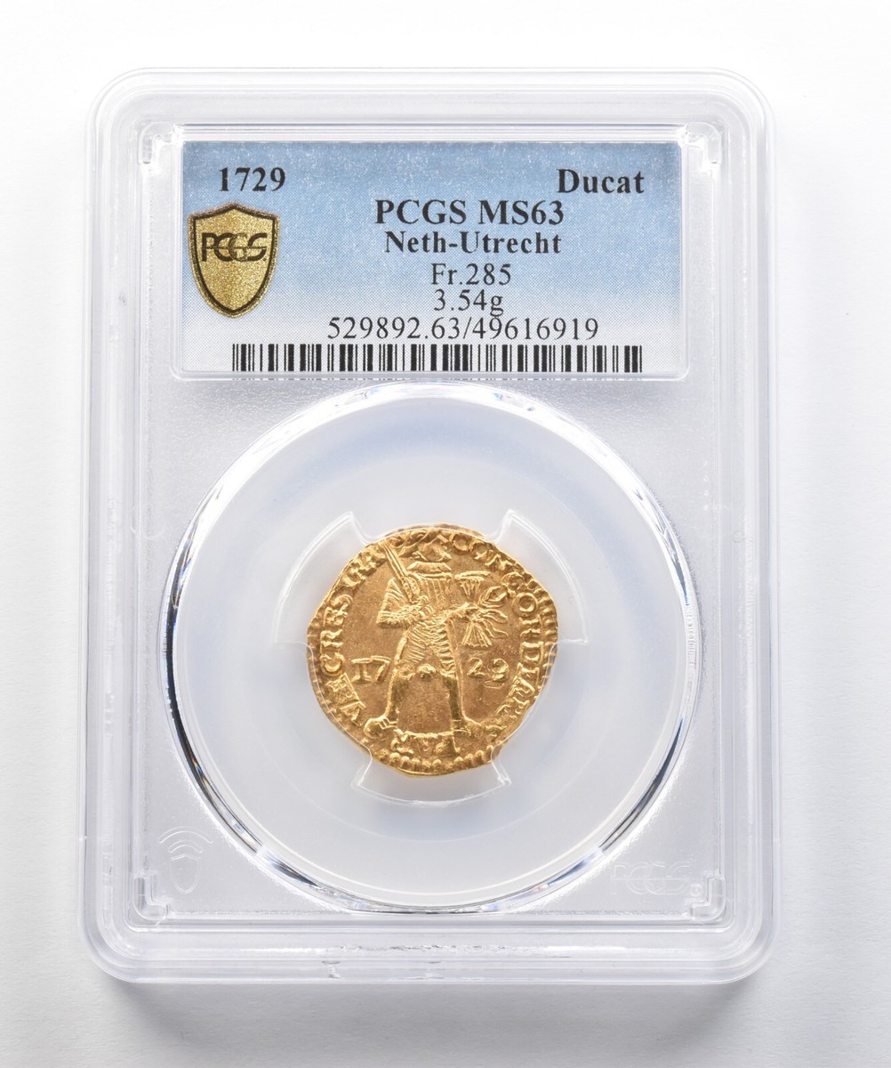 1729 Netherland Utrecht Gold Ducat Fr.285 MS63 PCGS *8364 | eBay