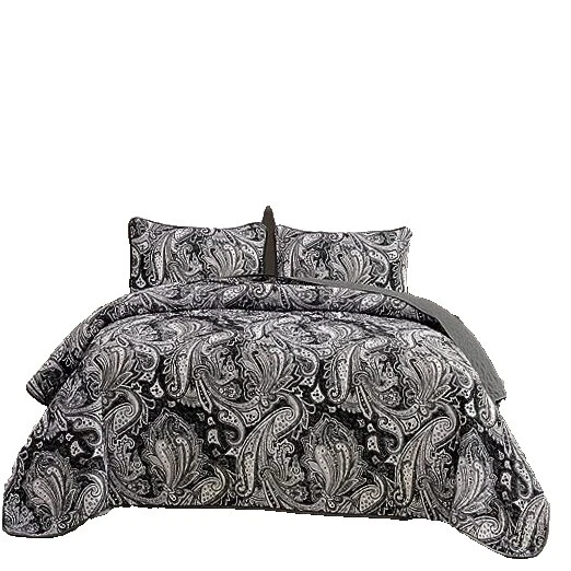 Пододеяльники и комплекты постельного белья Paisley черные