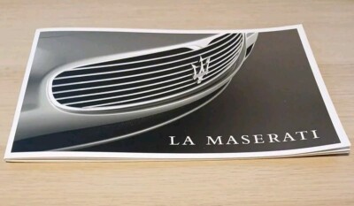 Autoprospekt LA MASERATI Quattroporte Cambiocorsa Spider Racing ...